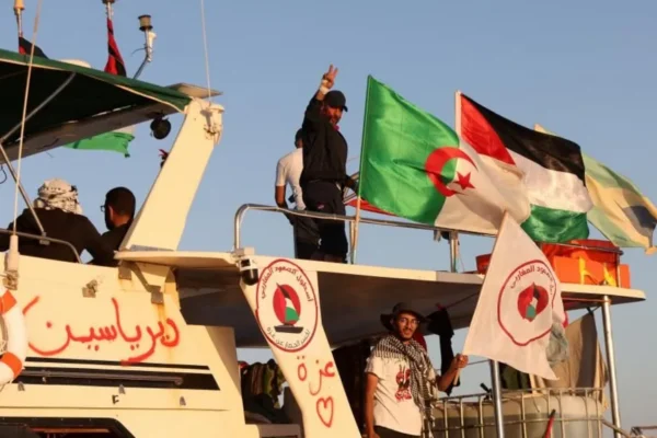 Activists say Gaza flotilla circled by Israeli warship